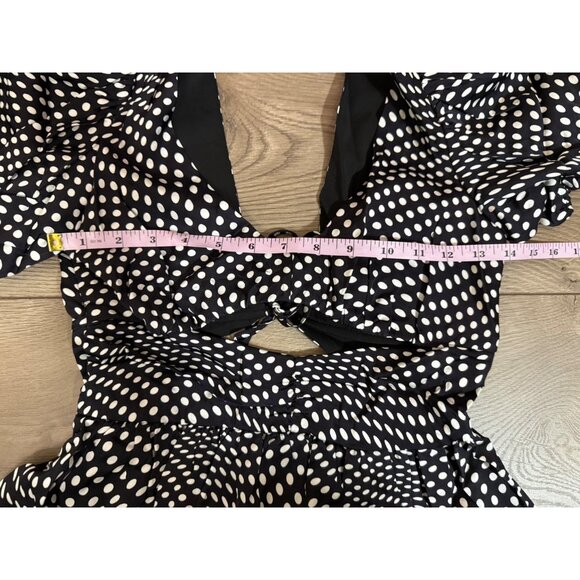 For Love & Lemons ANYA PUFF SLEEVE MINI DRESS NWT Small $234 - Picture 4 of 11